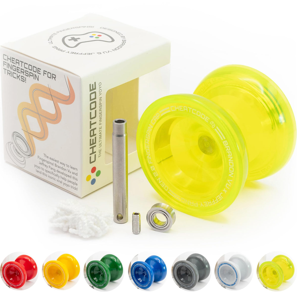 CHEATCODE Yoyo with auto-orientation cap delivers effortless spins for beginners.