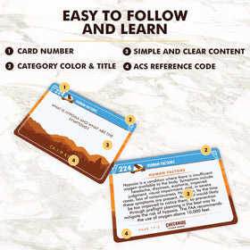 Checkride Study Guide 311 flashcards back view for study organization.