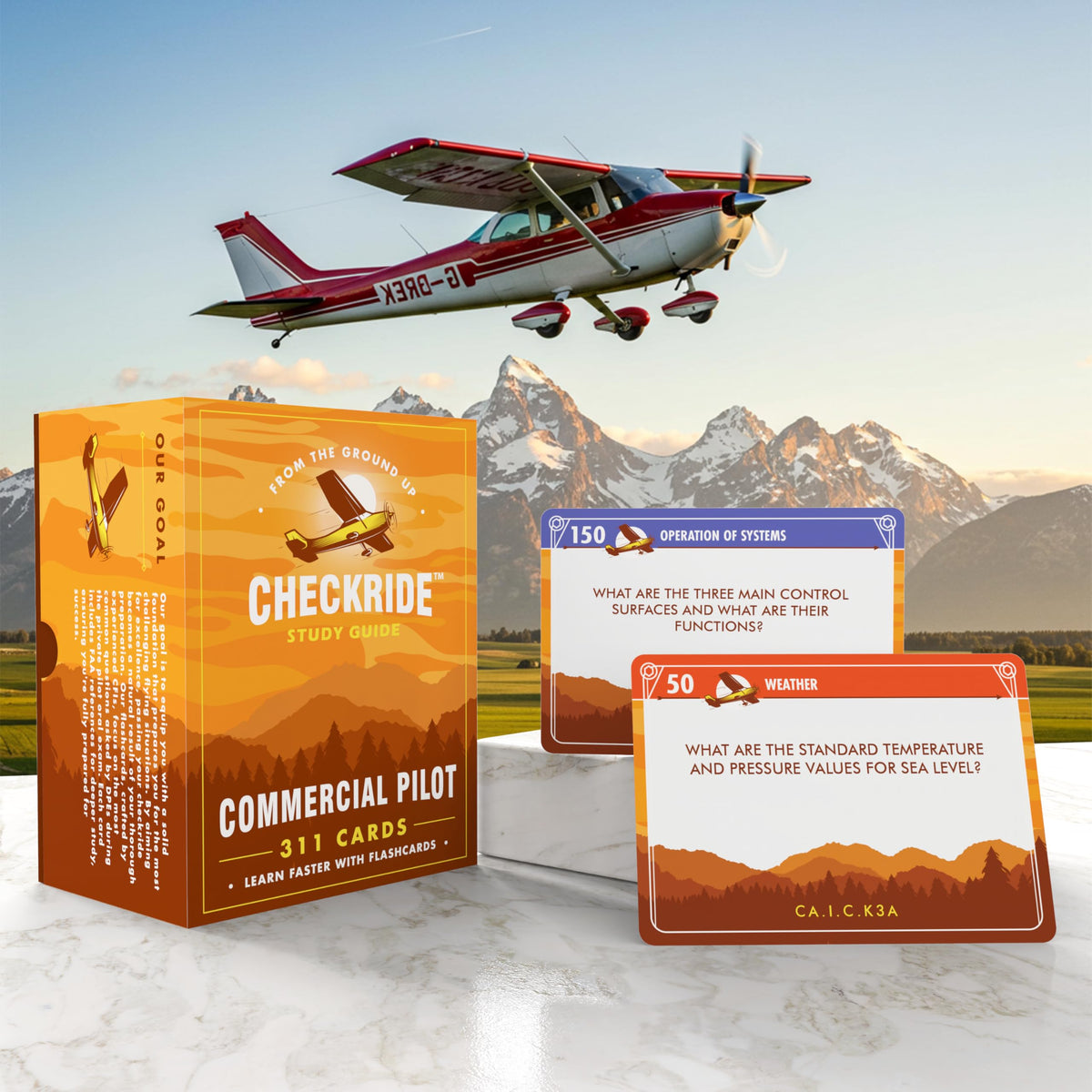 Checkride Study Guide lifetime warranty seal and reliability.