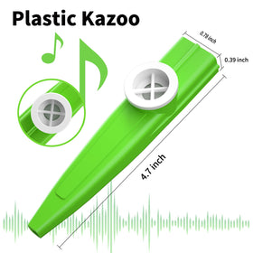 Close-up of Cheelyvin.H kazoos showing color variety for learning and play