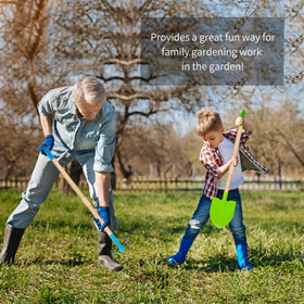 CHEERBANK Kids Garden Tools Hoe-28 inch for weeding and soil prep