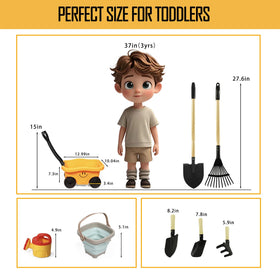 CHEERBANK digging shovel closeup with sturdy kid friendly design