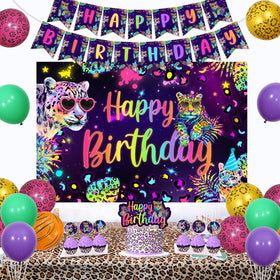 Cheereveal leopard cupcake toppers decorate treats with safari charm