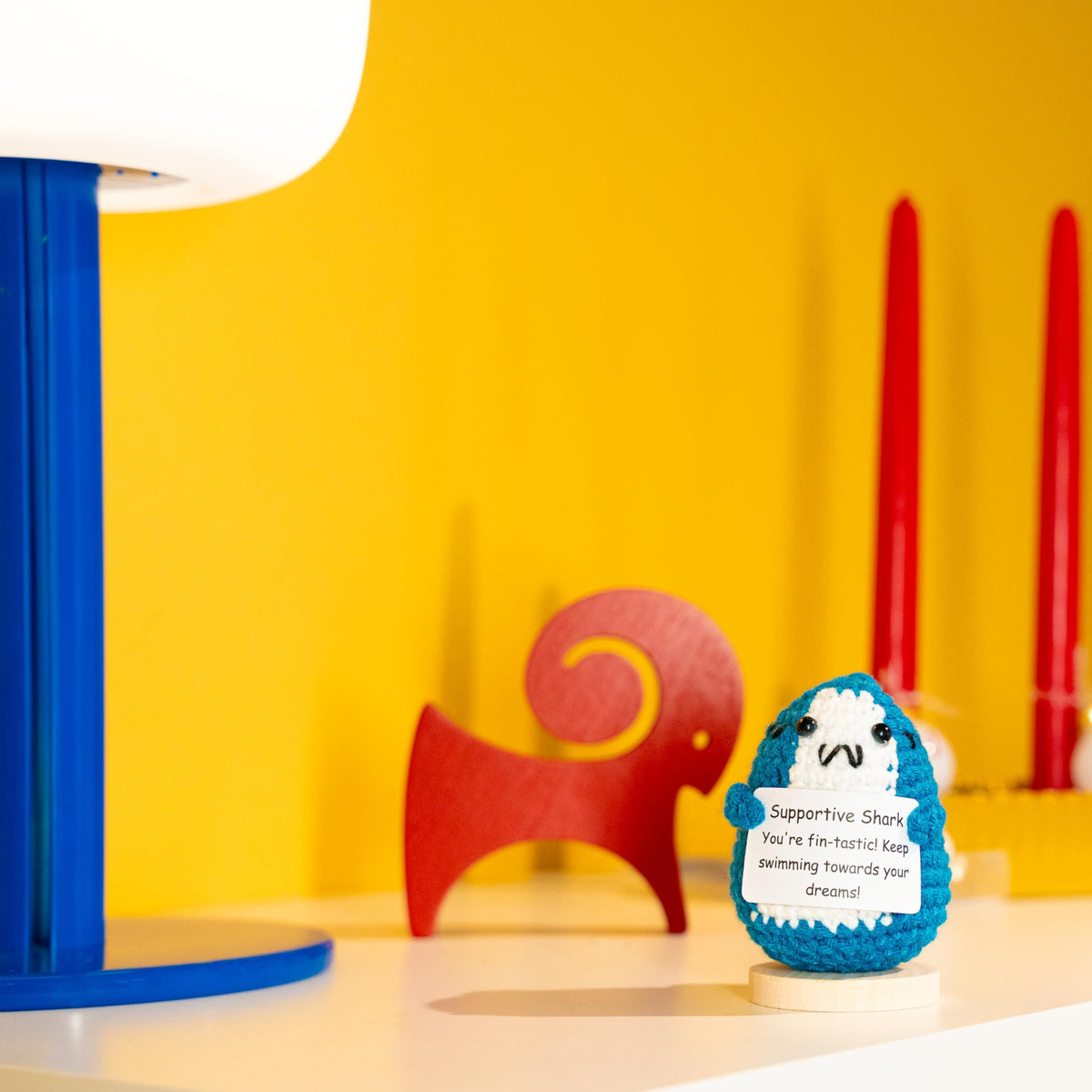 Cheerspace Serene Sloth on stand adds calm desk ambience