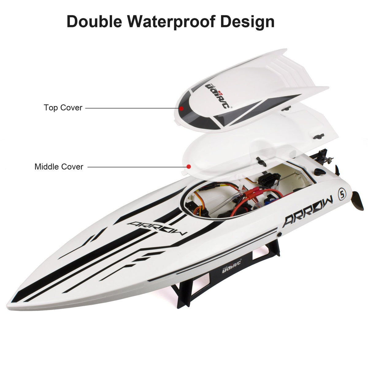 Cheerwing RC boat achieving up to 30mph for thrilling racing