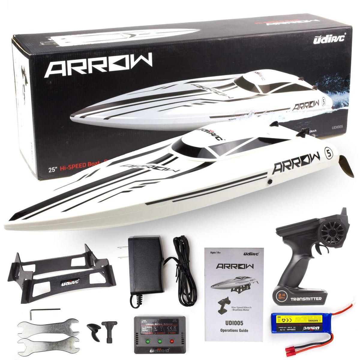 Cheerwing RC speed boat ready for pool and outdoor racing days