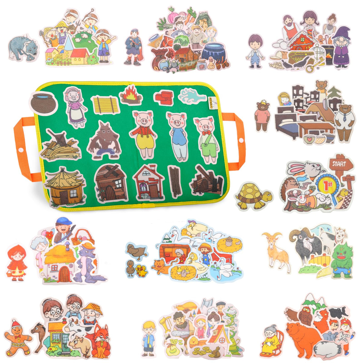 CHEFAN foldable board and felt stories for interactive storytelling sessions