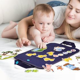 CHEFAN 5 little ducks felt pieces support counting and interactive play.