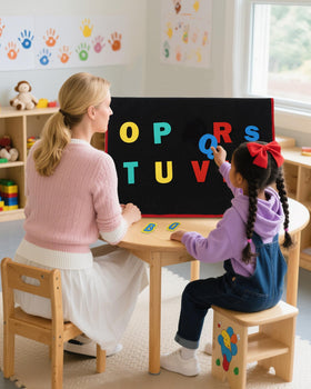 CHEFAN classroom-ready felt board supports quiet time, parent-child activities, and early literacy sessions.