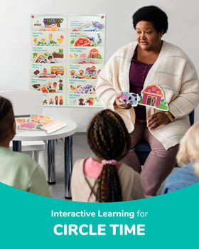 CHEFAN Circle-time puppets set for hands-on participation and learning.