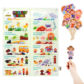 CHEFAN Itsy Bitsy Spider felt pieces for interactive storytelling, boosting engagement.