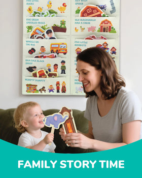 CHEFAN Hangable storage display for easy classroom organization.