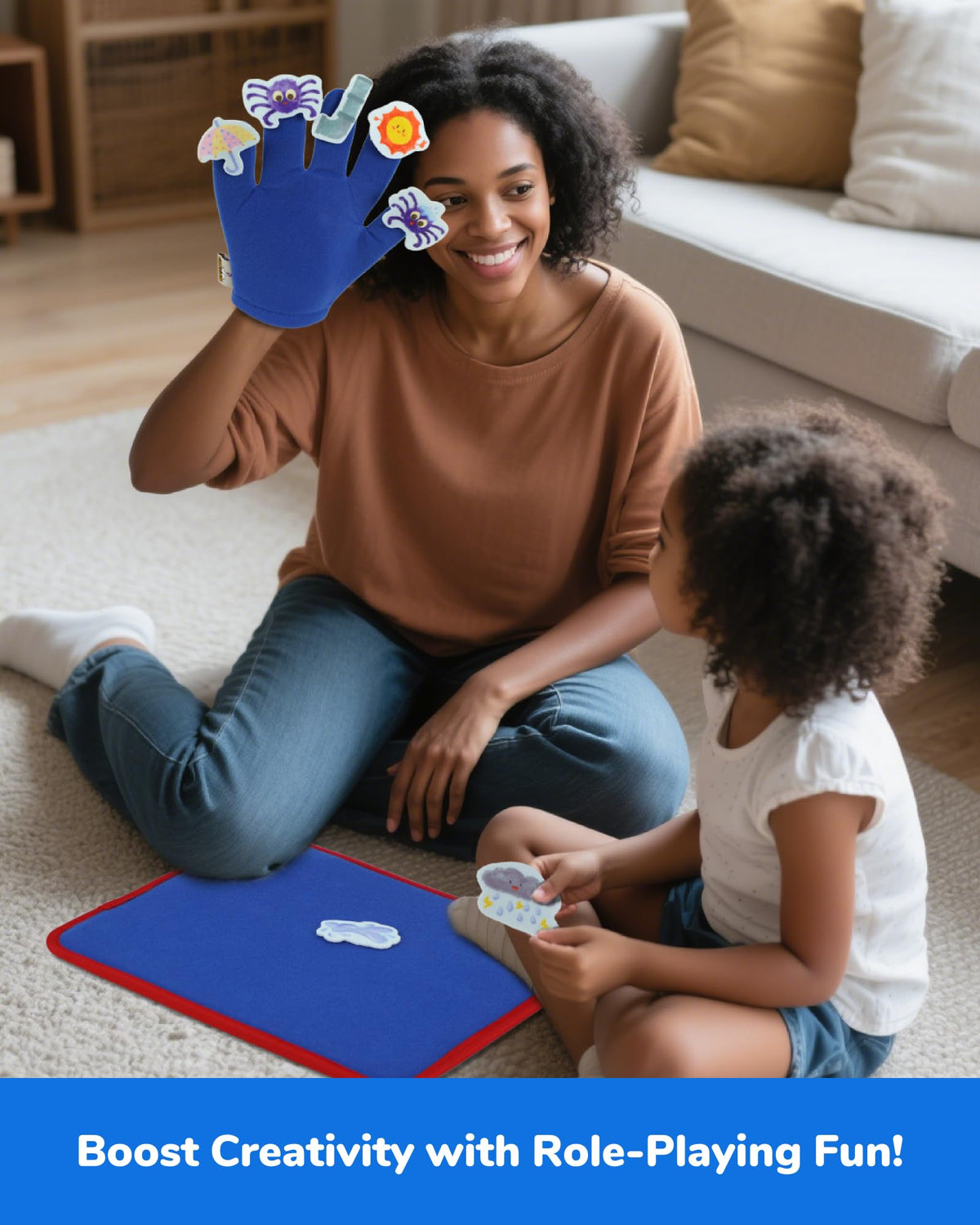 CHEFAN felt board portable design for on-the-go learning