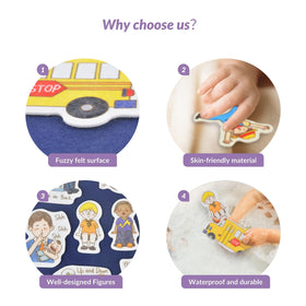 CHEFAN itsy bitsy spider figures aid storytime and fine motor practice.