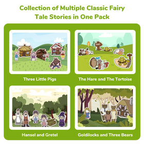 CHEFAN precuts felt figures for durable, repeated storytelling sessions