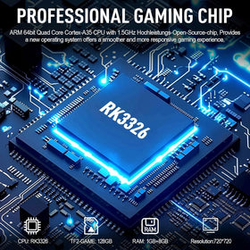 Chendssfkd S600 4-inch IPS display delivers crisp, vibrant retro graphics.