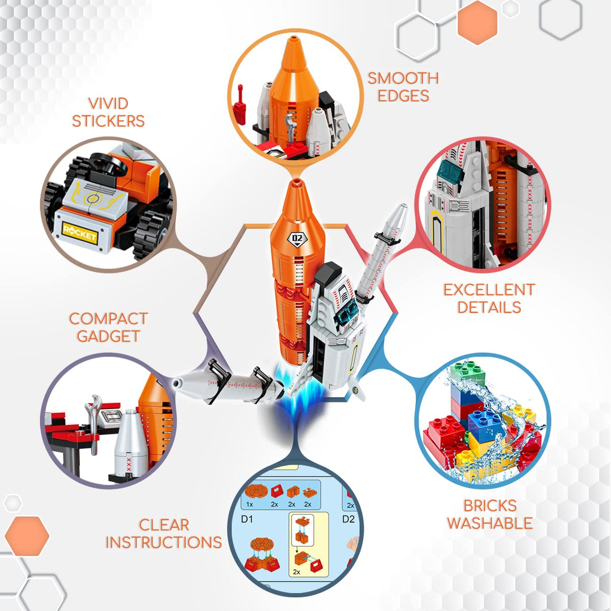chenxuanbro satellite model 566pcs encourages problem-solving through design challenges