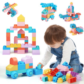 Chenxuanbro soft building blocks for babies; teether-friendly sensory play