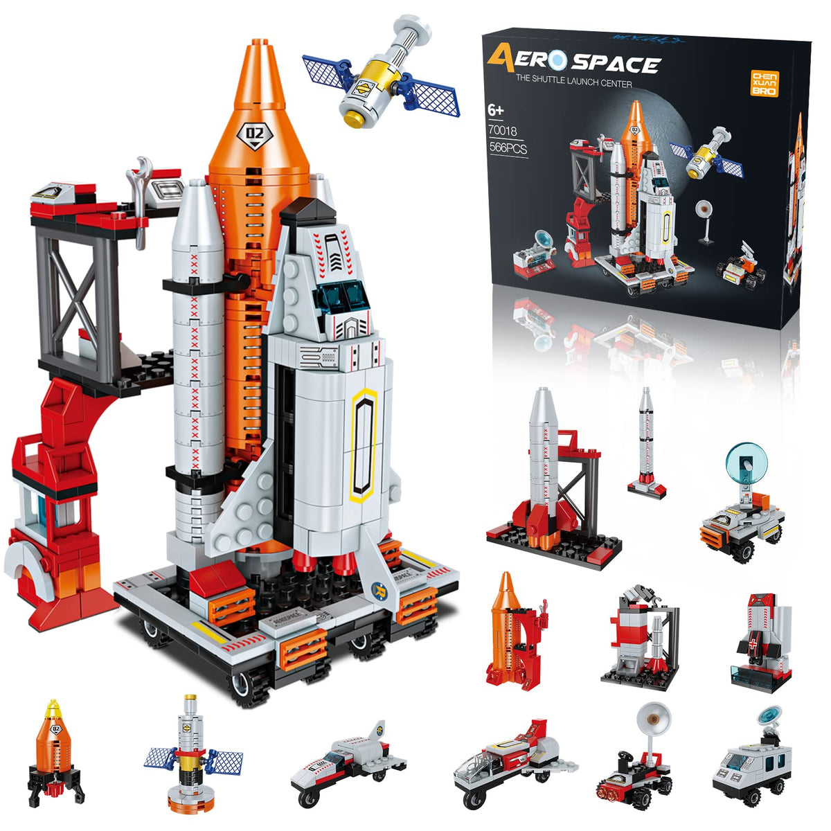 chenxuanbro space shuttle model 566pcs inspires creative STEM play at home