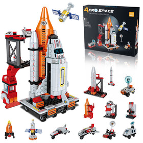chenxuanbro space shuttle model 566pcs inspires creative STEM play at home