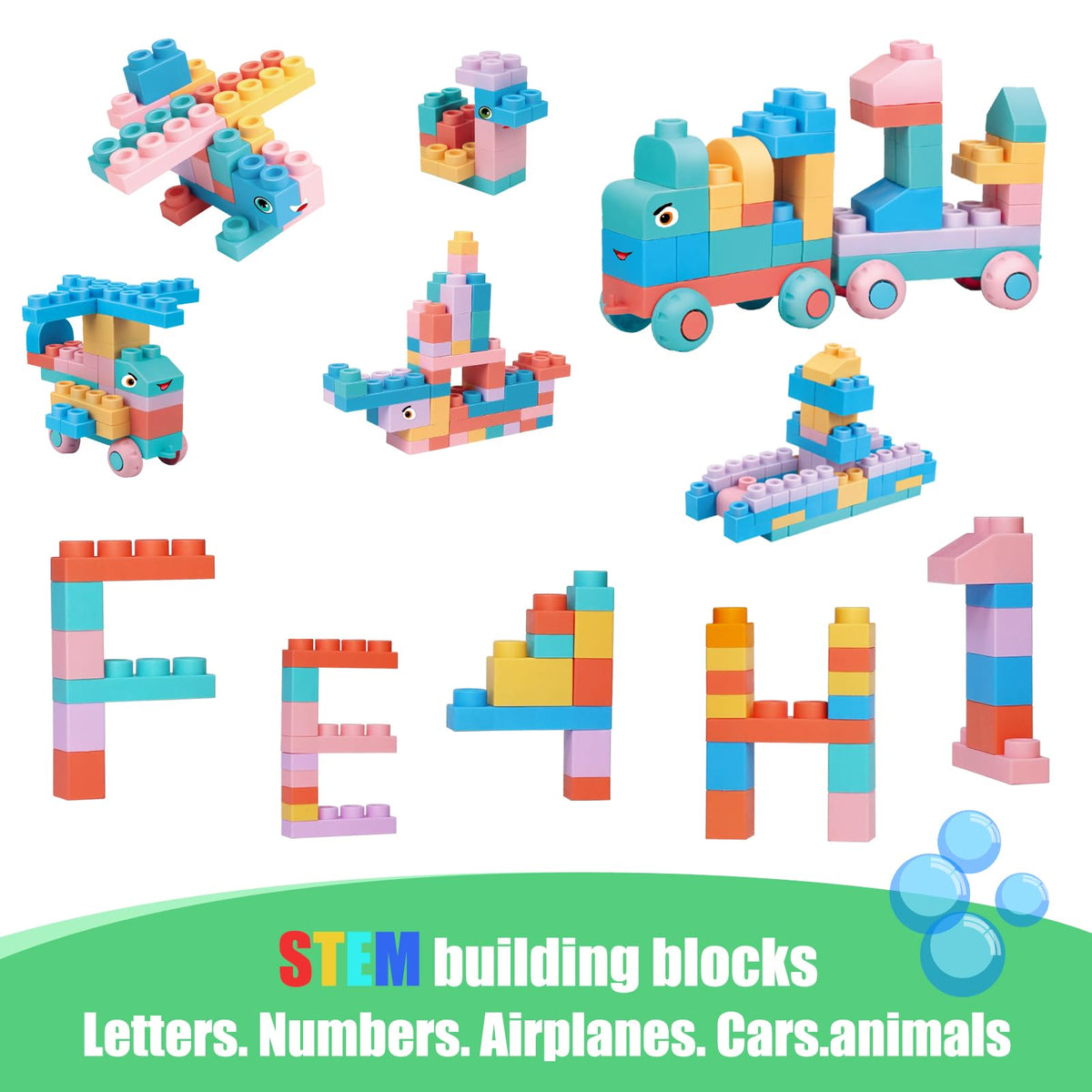 Chenxuanbro toddler playing with blocks promotes problem-solving and coordination
