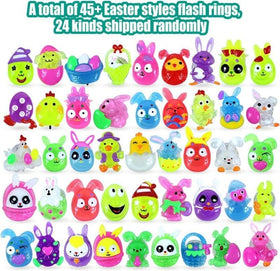 Cherislpy 3D-finger-light-up-rings glow for egg hunts.