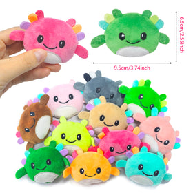 Cherislpy axolotl plush with kids during playtime for cozy, cuddly comfort.