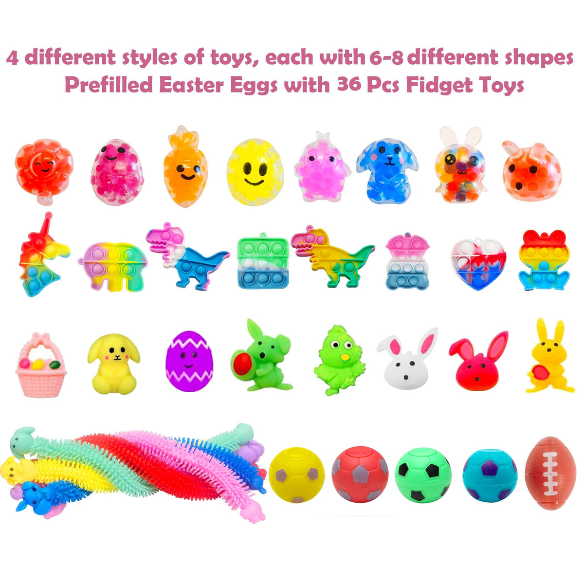 Cherislpy bright Easter egg pattern promotes colorful sensory exploration.