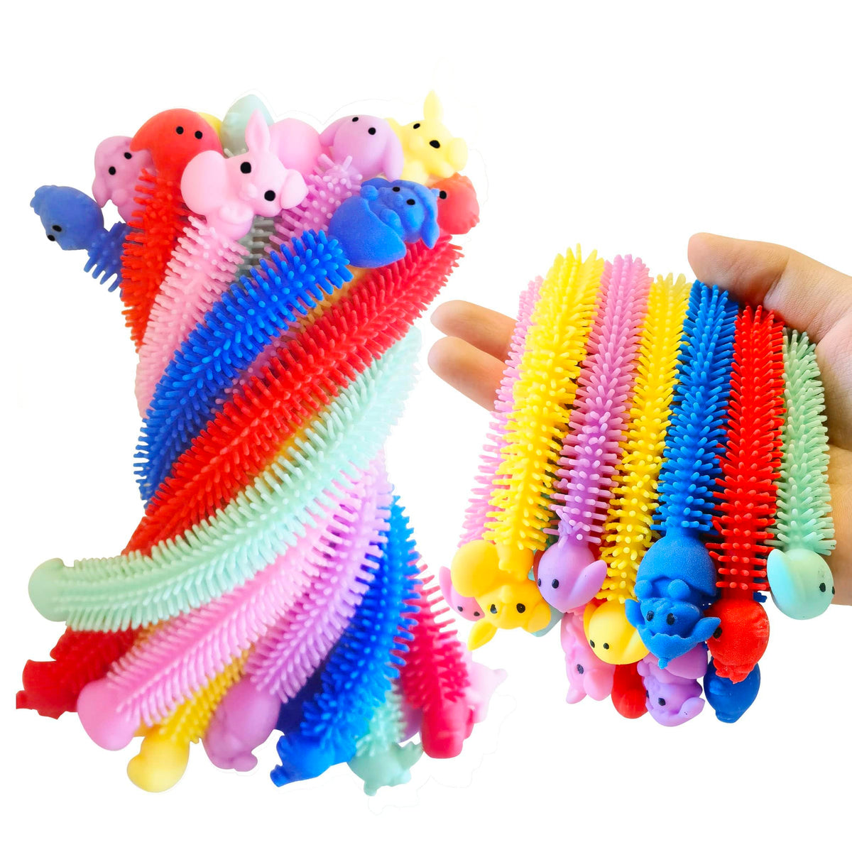 Cherislpy bunny-stretchy strings inside for tactile play and sensory fun.