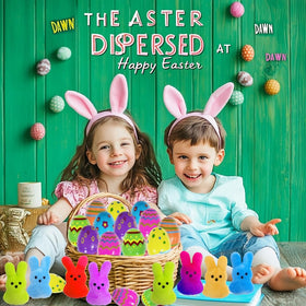 Cherislpy Easter basket stuffer ideas with plush bunny eggs