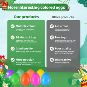 Cherislpy egg includes a bouncy ball for outdoor play.