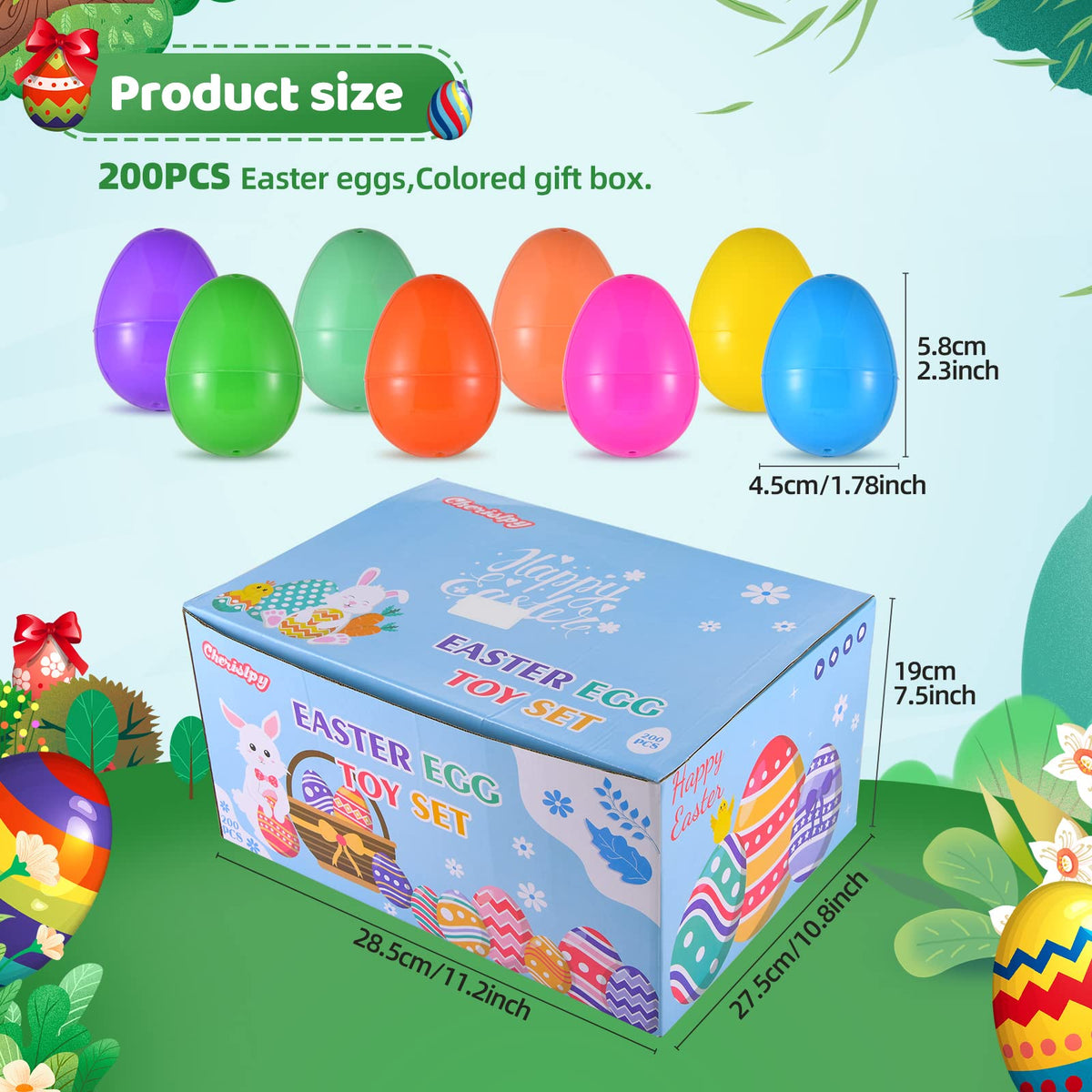 Cherislpy egg contains a googly eye toy for playful classroom rewards.
