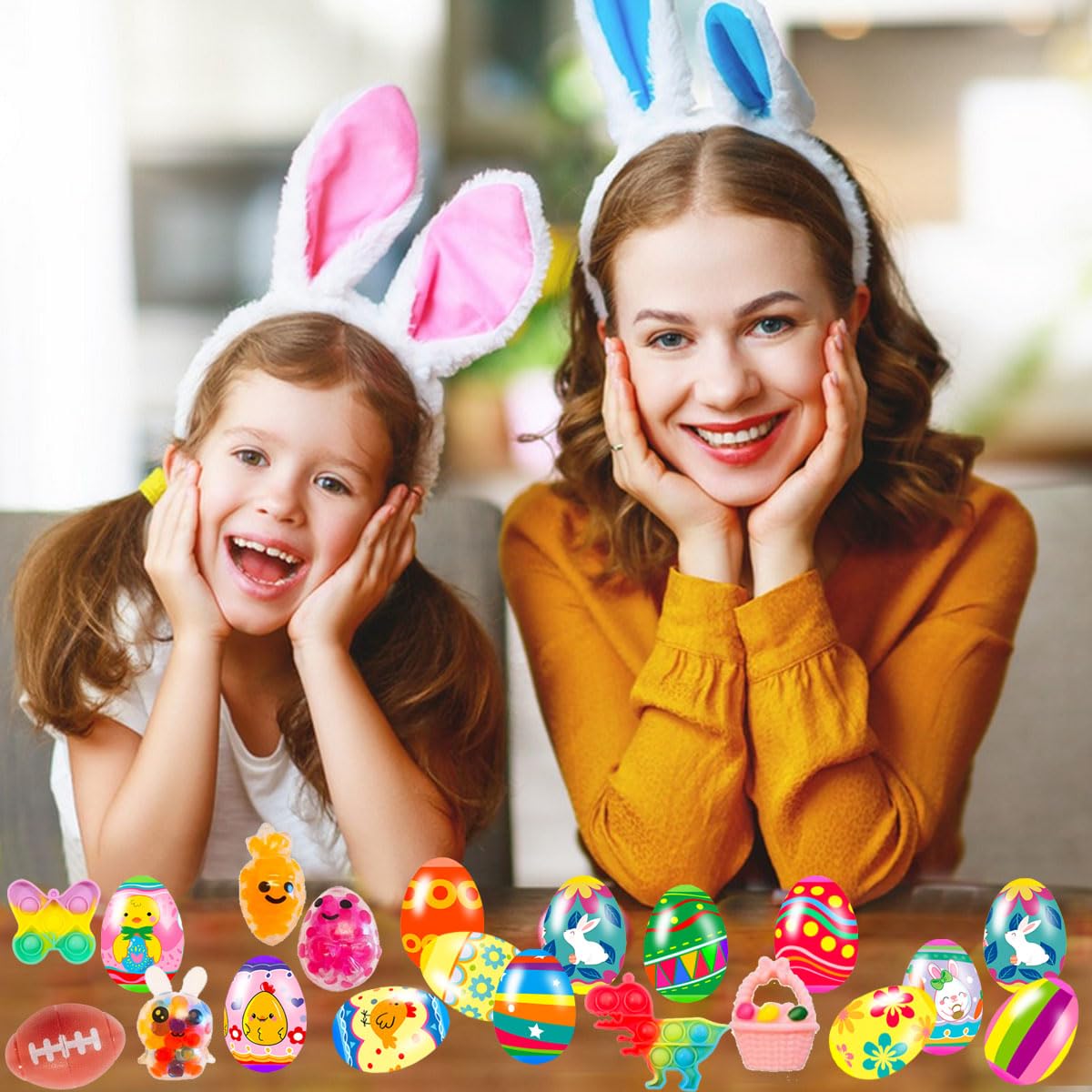 Cherislpy decorative eggs for safe, kid-friendly Easter egg hunts.