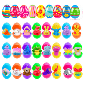 Cherislpy eggs filled with diverse toys for surprising, playful Easter moments
