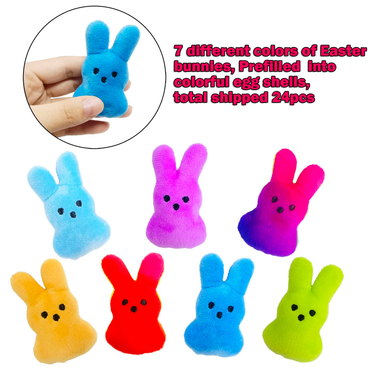 Cherislpy plush bunny toy closeup showing soft cotton texture