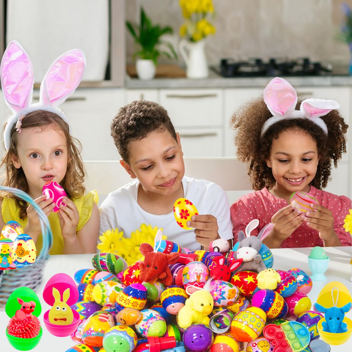 Cherislpy eggs with slap bracelets add wearable party fun
