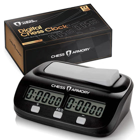 Chess Armory Digital Clock front view showing precise tournament timing.