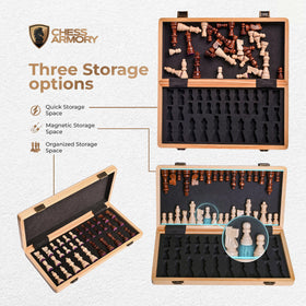Chess Armory extra queens included for quick promotions