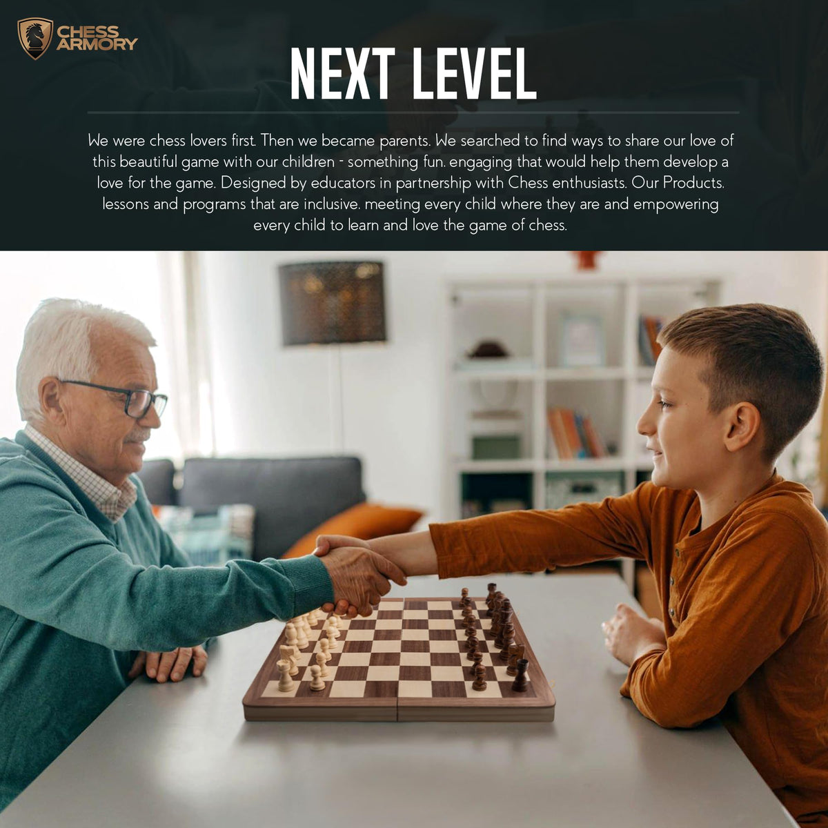 Chess Armory gift box-ready packaging for gifting and display