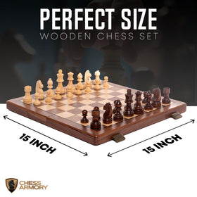 Chess Armory handcrafted bevel edges highlight premium quality
