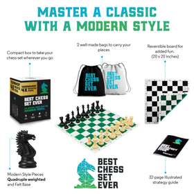 Chess Geeks Best Chess Set Ever strategy guide for openings and tactics.