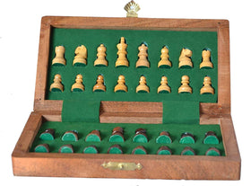 ChessBazar folding game board open for quick setup.