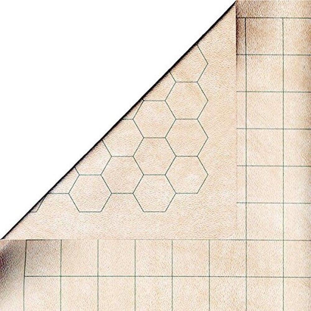 Chessex Megamat 34.5 x 48 inch grid surface for versatile RPG play on tabletops.