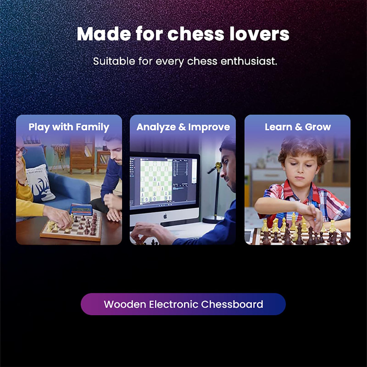 Chessnut Air Chess960 support enables varied starting positions for practice.