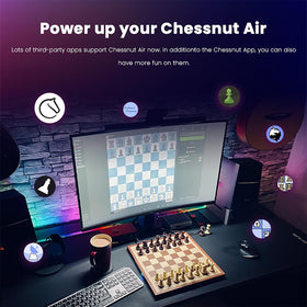 Chessnut Air online play in real time connects to major platforms across devices.