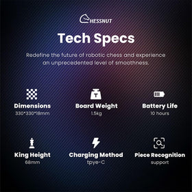 Chessnut Air quick-start guide and USB-C cable included for fast setup.