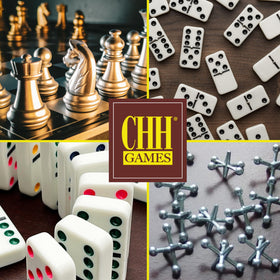 Close up of CHH dominoes made from prime materials for durability