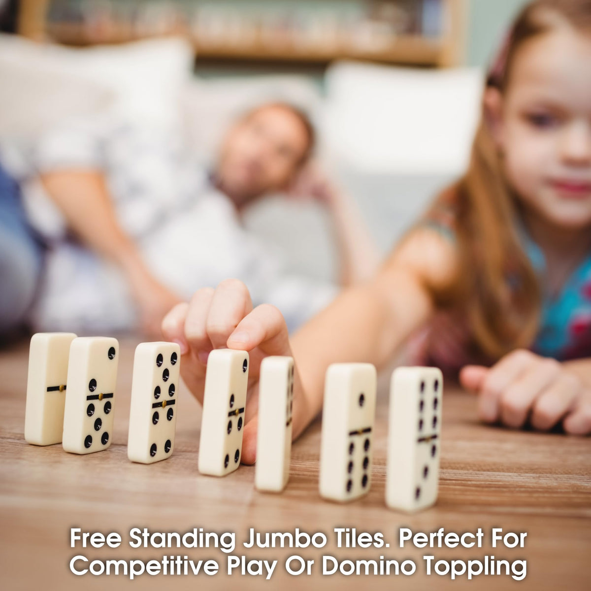 Imported premium materials give a sleek ivory set for any game shelf.