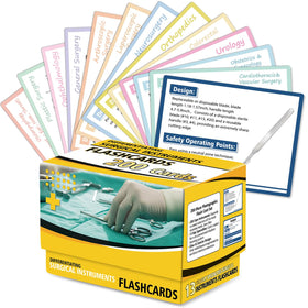 Chiazllta 200Pcs flashcards cover showing 13 specialties for quick reference