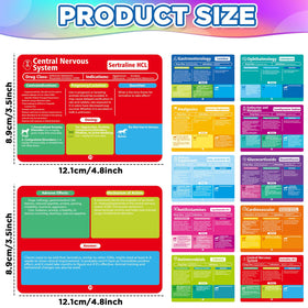 Open set of Chiazllta flashcards showing clear, concise layouts for quick reference